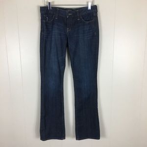 Lucky Brand Lola Boot Distressed Jeans Size 6